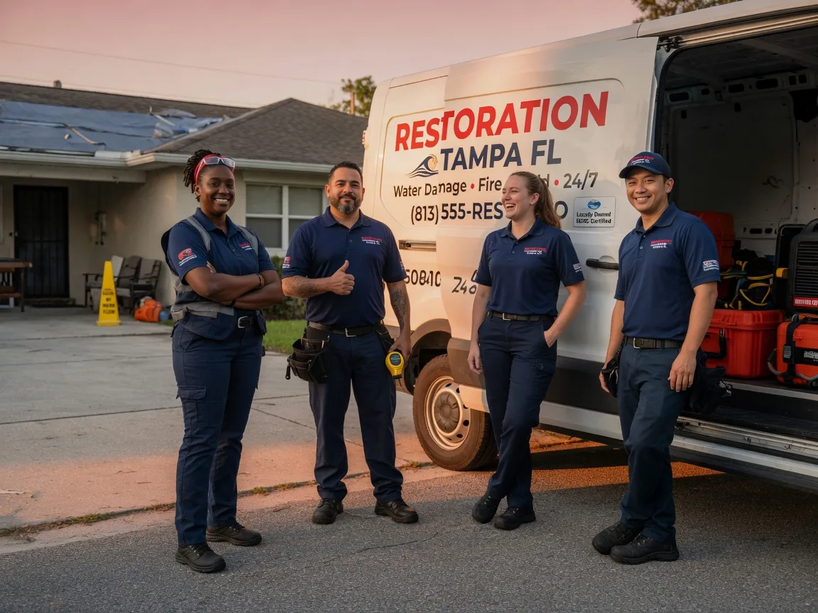 Water Damage Restoration company in New Canton, IL